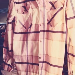 PINK FLANNEL SHIRT